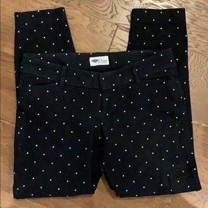 Old Navy Polka dot pixie slacks- 2 Regular